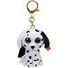 Image de Ty, Porte-clés, Mini Boo's Clip Fetch Dalmatien, Blanc