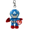 Image de Ty, Hommes, Porte-clés, Clip Captain America 8,5cm Marvel Avengers, Multicolore