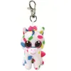 Image de Porte-clés peluche Harmonie la Licorne Beanie Boo's Ty 8,5 cm