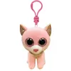 Image de Porte-clés en peluche Ty Beanie Boo's Clip Fiona le Chat