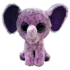 Image de Peluche Ty Beanie Boo's Small Eva L'Eléphant Violet