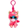 Image de Porte-clés en peluche Ty Beanie Boo's Clip Fantasia la Licorne