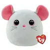 Image de Peluche Ty Squish A Boos Small Catnip La Souris Gris et Rose