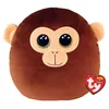 Image de Peluche TY Squish A Boo's Small Dunston Le Singe Marron