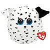Image de Peluche Ty Squish A Boos Small Fetch Le Chien Blanc et Noir