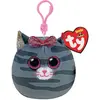 Image de Ty, Femmes, Porte-clés, Kiki chat Squishy Clip 9cm, Gris