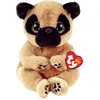 Image de Peluche Ty Beanie Bellies Izzy le Carlin 15 cm Marron