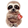 Image de Peluche TY Beanie Babies Small Silas Le Paresseux Marron