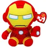 Image de Peluche TY Marvel Beanie Babies Iron Man 15 cm