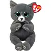 Image de Ty Beanie Babies Bellies Binx Cat Blue 15cm (17 cm)