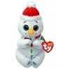 Image de Animal en peluche TY Beanie Boo's Small Noël Brrrnard bonhomme de neige 15 cm