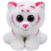 Image de Peluche Tabor le Tiger Beanies Ty Small Rose et Blanche 15 cm