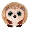 Image de Animal en peluche TY Puffies Hazel Le Herisson Marron