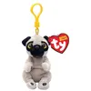 Image de Porte-clés en peluche TY Beanie Bellies Clip Izzy Le Chien