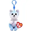 Image de Ty Beanie Babies Bellies Clip Thunder Husky 10cm