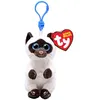 Image de Porte-clés en peluche TY Beanie Bellies Clip Miso Le Chat