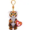 Image de Ty, Filles, Porte-clés, Beanie Babies Bellies Clip Clawdia Tiger 10cm, Multicolore