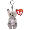 Image de Porte-clés en peluche TY Beanie Bellies Clip Wilfred Le Chien