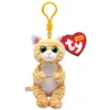 Image de Porte-clés en peluche TY Beanie Bellies Clip Mango Le Chat