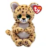 Image de Animal en peluche Ty Beanie Bellies Medium Lloyd le léopard 30 cm