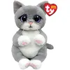 Image de Animal en peluche Ty Beanie Bellies Medium Morgan le chat 30 cm Gris