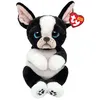Image de Animal en peluche TY Beanie Bellies Medium Tink Le Chien 30 cm Blanc et Noir