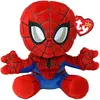 Image de Ty Beanie Babies Marvel Spiderman doux 15cm (9 cm)