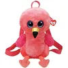 Image de Ty TY95009 - Sac à Dos Peluche 50 cm - Gilda Le Flamant Rose
