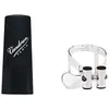Image de Vandoren Ligature M/o Mib Argentée Couvre-bec Plastique Ligatures clarinette Mib