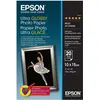 Image de Epson Papier photo ultra brillant, 20 feuilles (300 g/m², 10 x 15 cm, 20 pcs), Papier photo, Blanc
