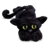Image de Manhattan Toy peluche Lanky Cat Ziggie 35,5 cm en peluche noire