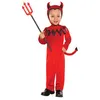 Image de déguisement diable rouge bébé - 3/4 ans - rouge - amscan 997531