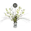 Image de Amscan décoration de table 50 ans Happy Birthday 46 cm or/argent