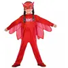 Image de déguisement pyjamasque bibou enfant - 3/4 ans - rouge - amscan 9902948