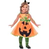 Image de déguisement citrouille adorable fille - 2/3 ans - orange - amscan 9903392
