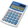 Image de Calculatrice De Poche Ibico 082x Blanche à Touches Bleues