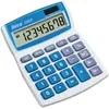 Image de Calculatrice De Bureau Ibico 208x Blanche à Touches Bleues