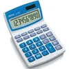 Image de Calculatrice De Bureau Ibico 210x Blanche à Touches Bleues
