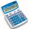 Image de Calculatrice De Bureau Ibico 212x Blanche à Touches Bleues