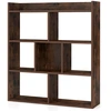 Image de CostwayÉtagère à Livres Ouverte à 7 Cubes Étagère de Rangement pour Maison Bibliothèque Horizontale Unité de Rangement Autonome pour Salon Café