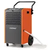 Image de Giantex Déshumidificateur Mobile 73 L/jour 695 m³, Tuyau de Vidange et Minuterie, Orange