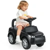 Image de CostwayVoiture à Pousser avec Espace de Rangement Véhicule à Glisser Voiture pour Enfants Voiture à Pousser Jouet Voiture Noir