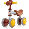 Image de CostwayDraisienne à 4 Roues Sans Pédales Vélo D'équilibre pour Enfants de 18 à 36 Mois Marron