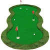 Image de CostwayTapis de Putting Green de Golf 300 x 150 cm Tapis d'Entraînement Professionnel avec 3 Trous et Balles de Golf Tapis d'Entraînement