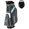 Image de CostwaySac de Golf pour Chariot Sac de Golf Léger avec 14 Compartiments sur le Dessus Sac de Rangement Portable pour Clubs de Golf Gris