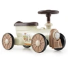 Image de CostwayVoiture à Enfourcher avec Volant Bouton de Sifflet de Train Espace de Rangement sous le Siège Jouet pour 19-36 Mois 61 x 30 x 38 cm Beige