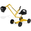 Image de CostwayPelles à Sable pour Enfants Jouet de Bac à Sable avec Commandes à 2 Mains & Pelle Flexible Siège Rotatif à 360° & Dossier Ergonomique Jaune