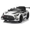 Image de CostwayVoiture pour enfants Mercedes-AMG GT3 sous licence Ride-on-Auto avec télécommande 3 vitesses Blanc