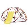 Image de CostwayToboggan avec Dôme d'Escalade pour Enfants 3-10 Ans Cage d'Escalade Charge max 180KG Jeu Extérieure et Intérieure Orange