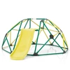 Image de CostwayToboggan avec Dôme d'Escalade pour Enfants 3-10 Ans Cage d'Escalade Charge max 180KG Jeu Extérieure et Intérieure Jaune